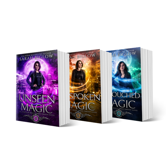 Agents of Magic paperbacks by Sarah Biglow