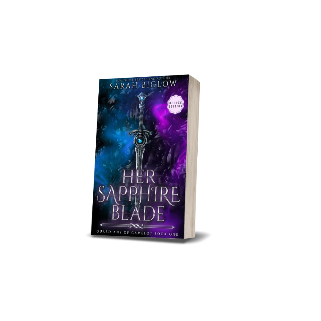 Her Sapphire Blade -Guardians of Camelot Book 1 Limited Edition Paperback (Portal Fantasy)