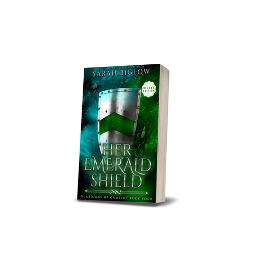 Her Emerald Shield - Guardians of Camelot Book 4 Limited Edition Paperback (Portal Fantasy)