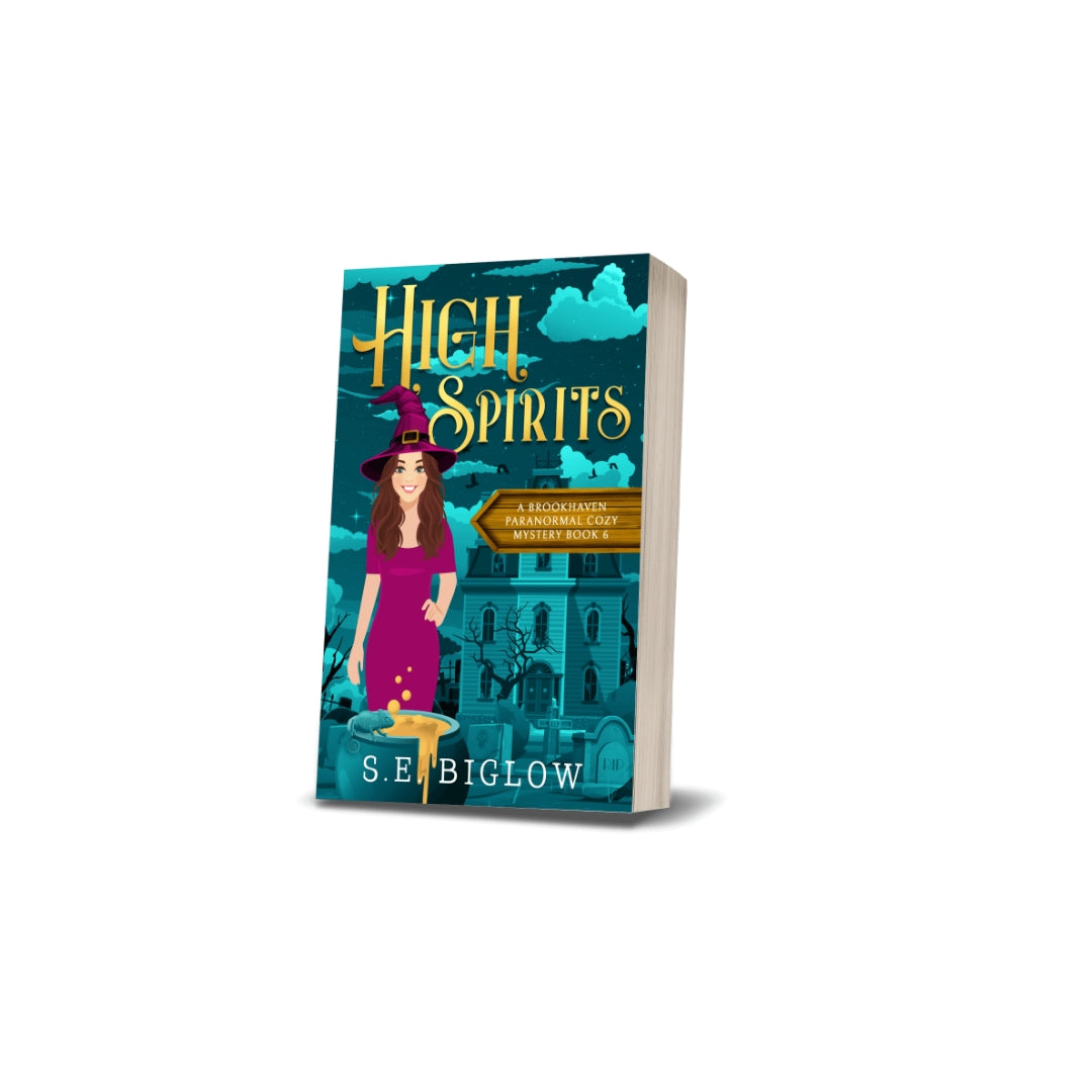 High Spirits - Brookhaven Paranormal Mysteries Book 6 Limited Edition Paperback (Cozy Mystery)