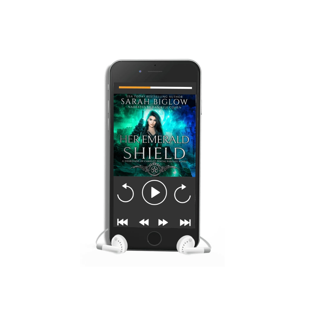 Her Emerald Shield - Guardians of Camelot Book 4 Audiobook (Portal Fantasy)