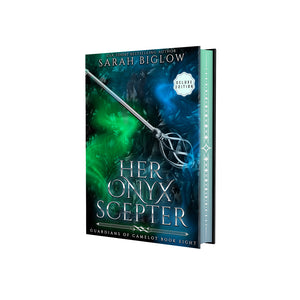 Her Onyx Scepter - Guardians of Camelot book 8 hardcover with foiled dust jacket and colorful printed edges
