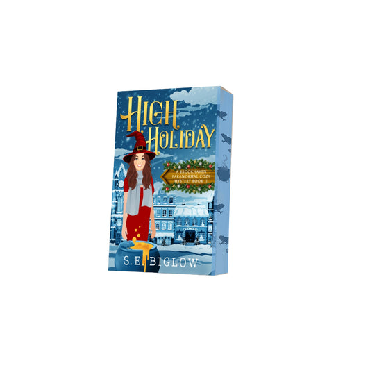 Paperback of High Holiday with decorative edges by S.E. Biglow on white background